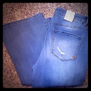 Size 13 Brand-New lightwash fit and flare jeans